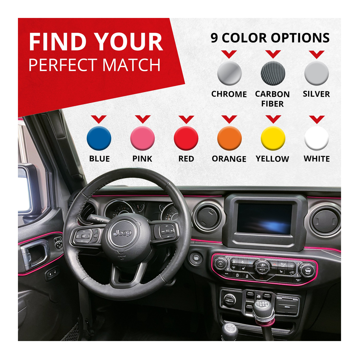Gipson Trim Supply Co Dashboard Gap Trim Strip context product image