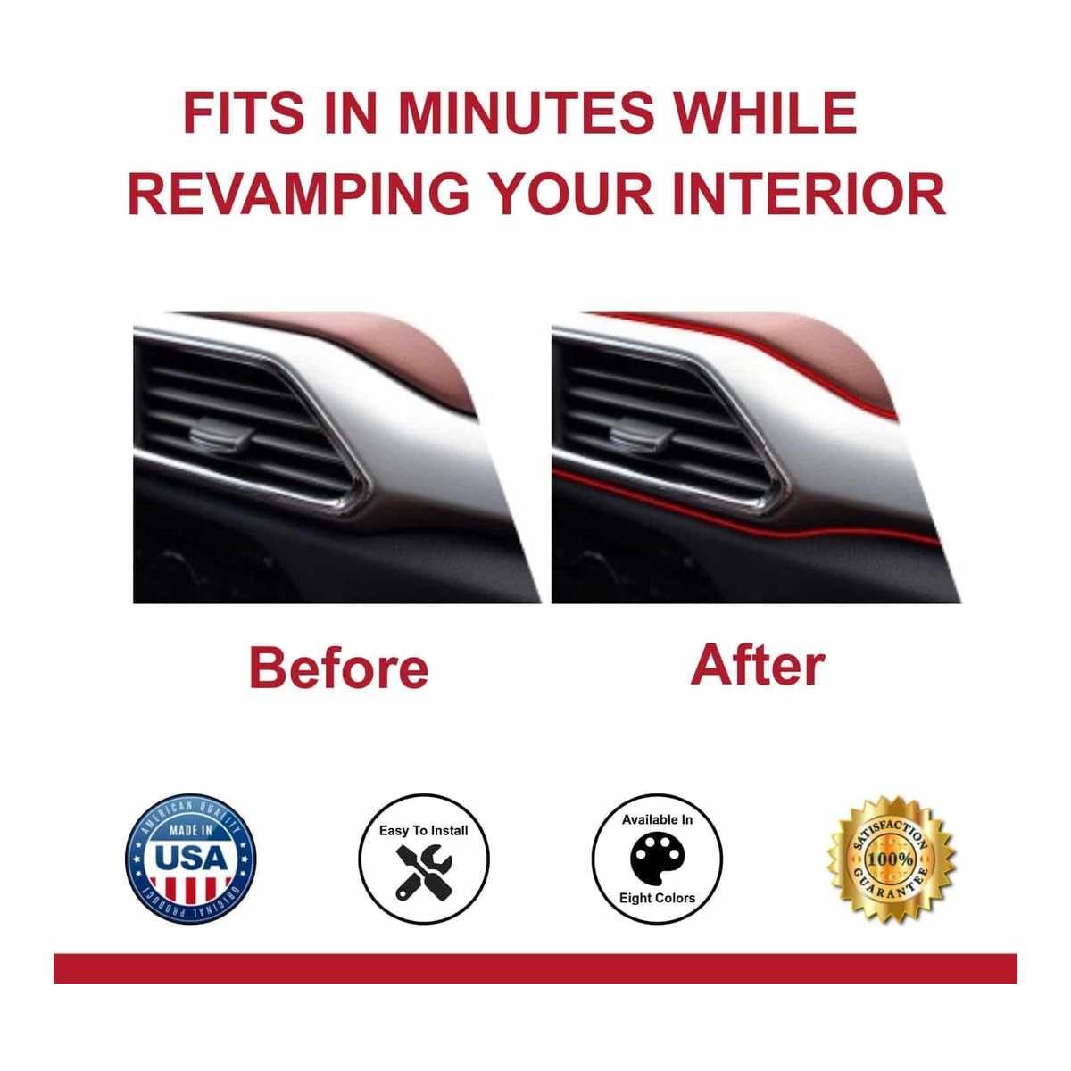 Gipson Trim Supply Co Dashboard Gap Trim Strip detail product image